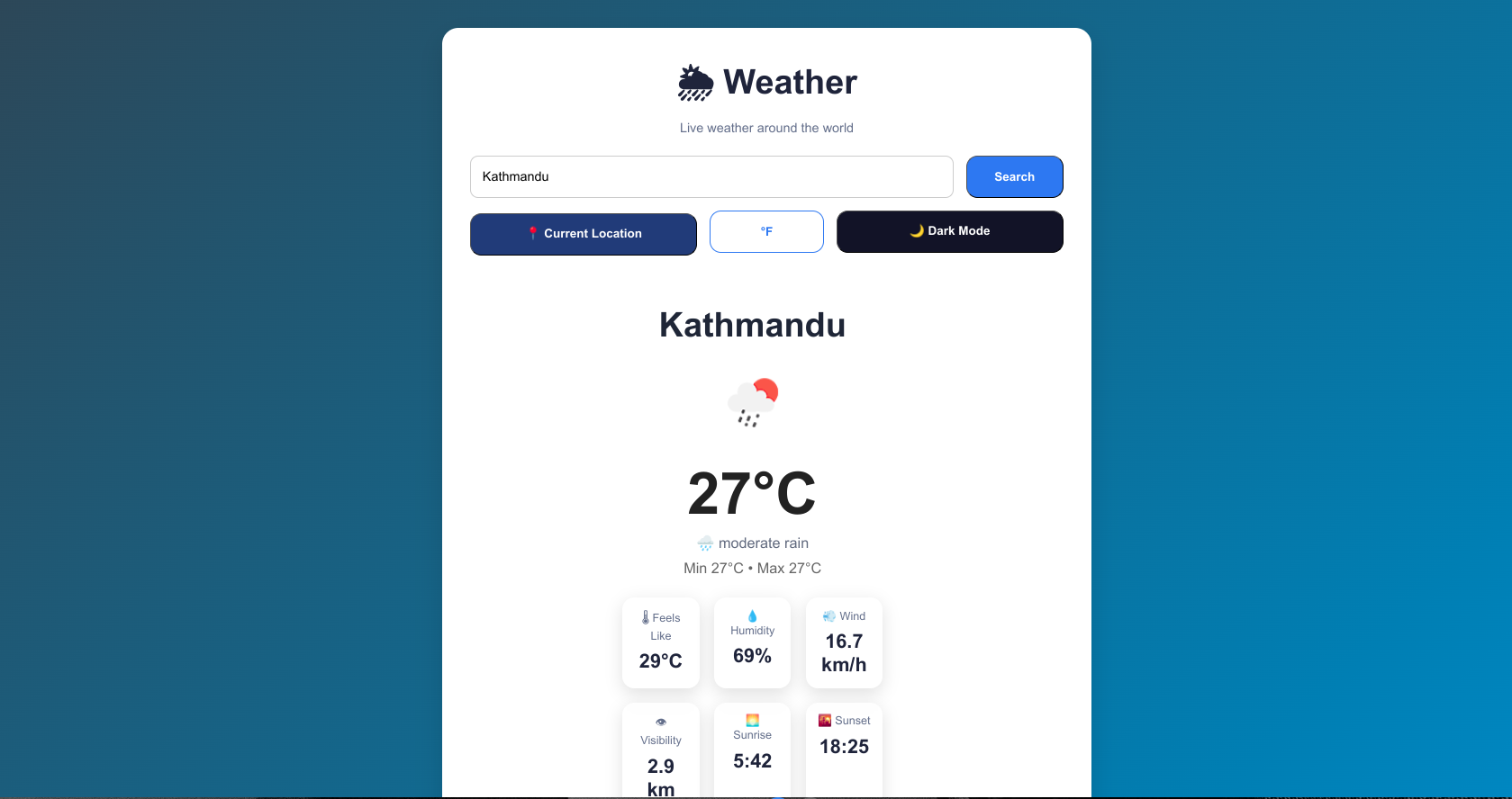 Weather App